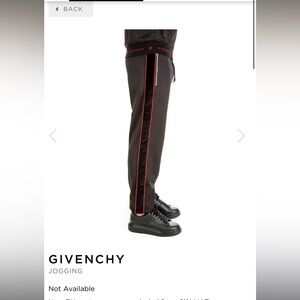 BRAND NEW WITH TAGS GIVENCHY JOGGERS - XXL